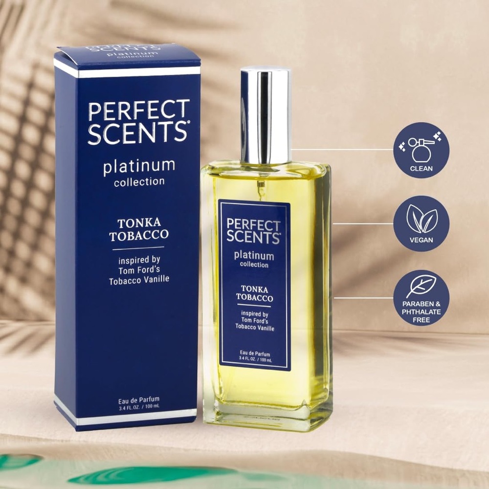 Men’s Perfect Scents Fragrances Platinum Tonka Tobacco Eau de Parfum